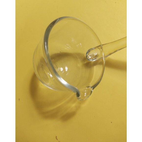 Vintage Glass Ladle 14 ” Hand Blown - Ladle Bowl 4" wide - Picture 5 of 9